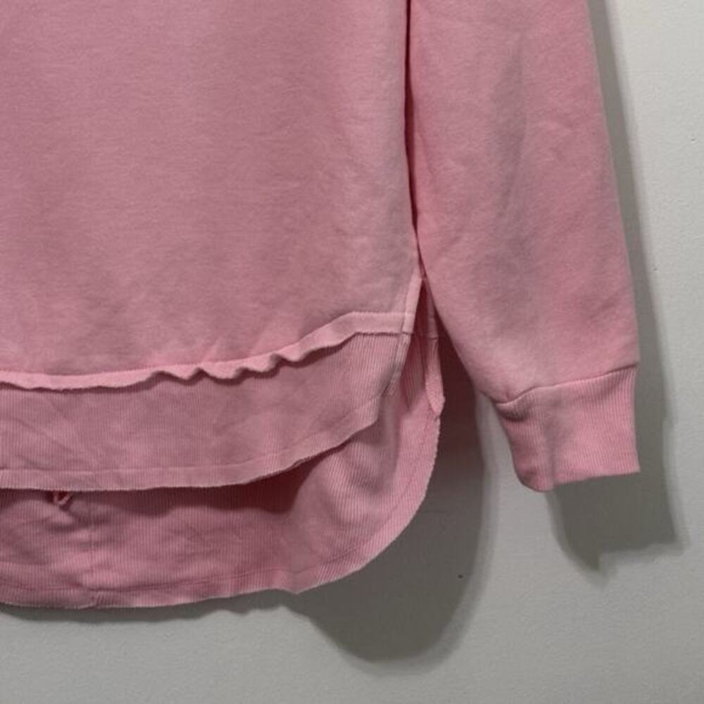 Simply Southern Game Day Sweatshirt Pink Womens L Casual‎ Long Sleeve FLAW - Picture 2 of 9